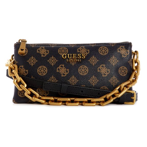 Guess Handbags - GUESS TRIPLE COMPARTMENT TOP ZIP CROSSBODY BAGS